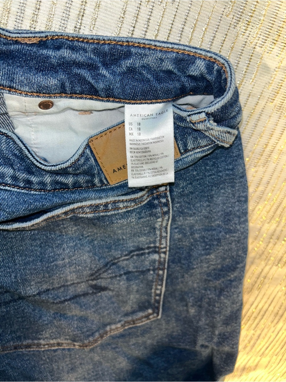 AE Outfitters Plus Size Women’sBlue Denim shorts- Classic & Light Wash Options - Picture 6 of 16